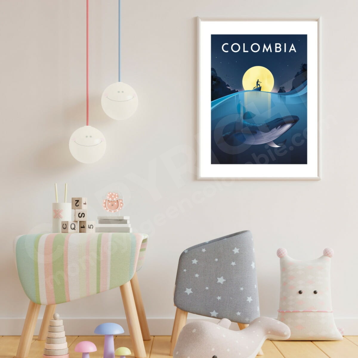 Affiche pacifique colombie