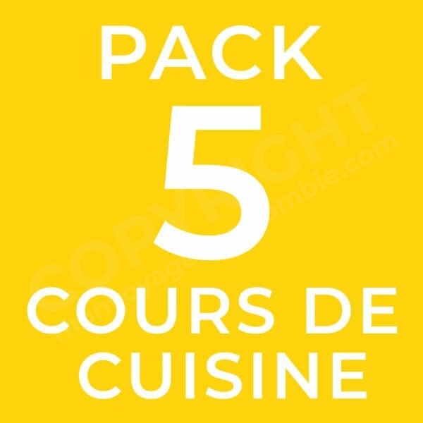 Pack 5 cours de cuisine colombienne