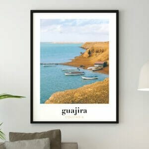 Cadre photo de Colombie, souvenir de voyage pour décorer la maison